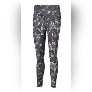 PUMA Floral Print High-waist Studio Crop